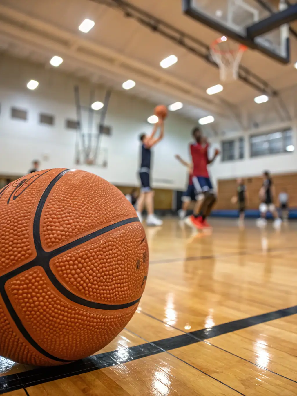 An action shot of a basketball game, highlighting the dynamic nature of basketball betting options available on New88.